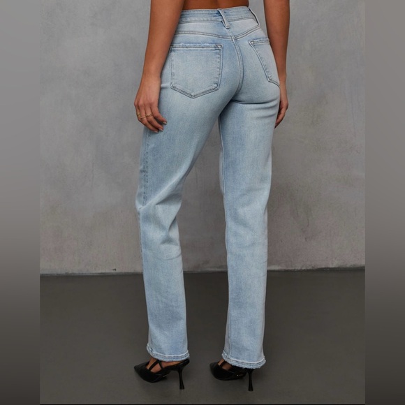 VICI x Lovervet - Clean Slate Super Stretch Straight Jeans- Size 26 - NWT - Picture 4 of 8